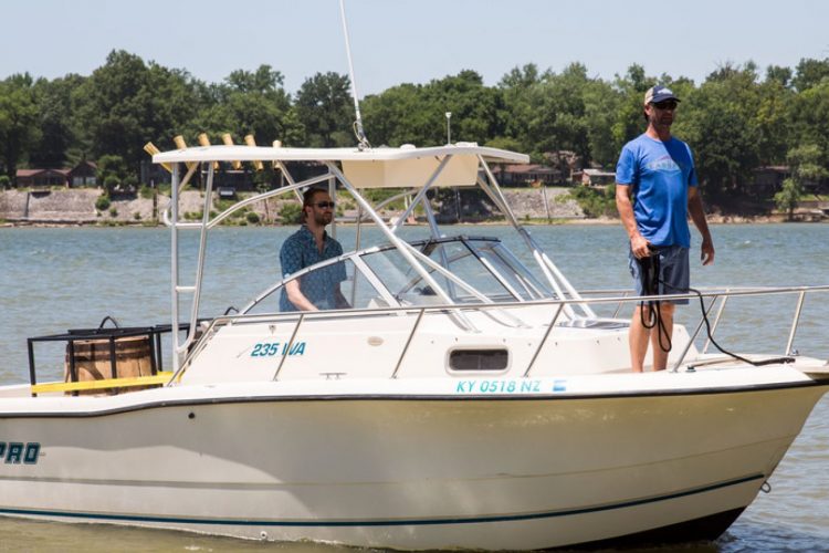 Zoeller on boat trip